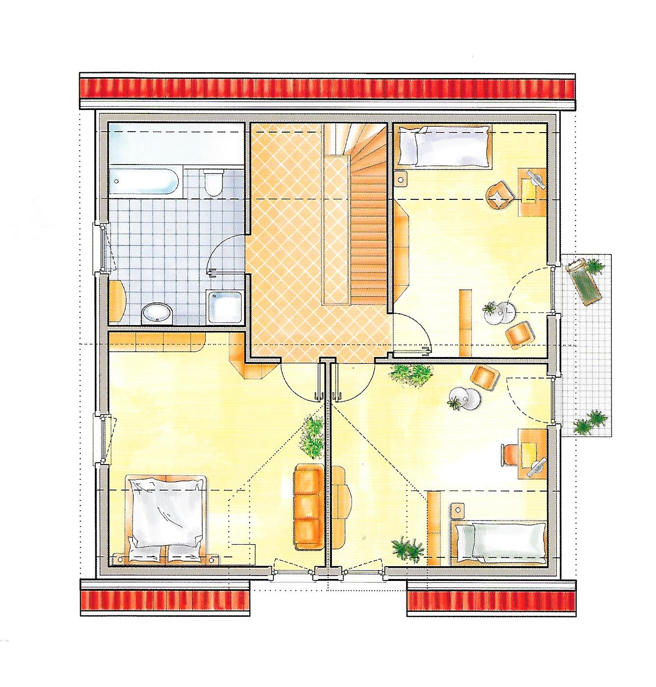 Trendo 135 Grundriss Dachgeschoss