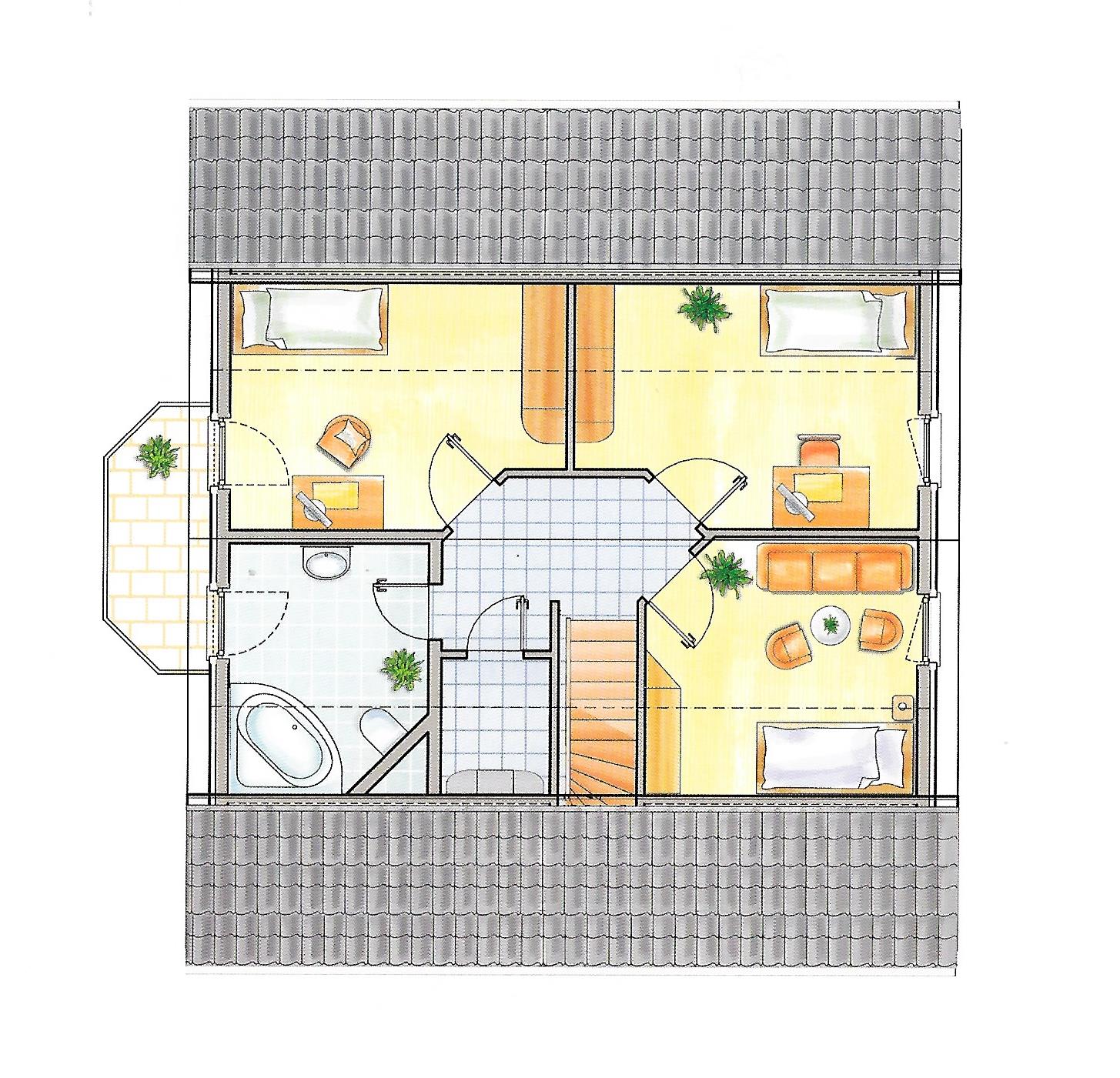Trendo 140 Grundriss Dachgeschoss